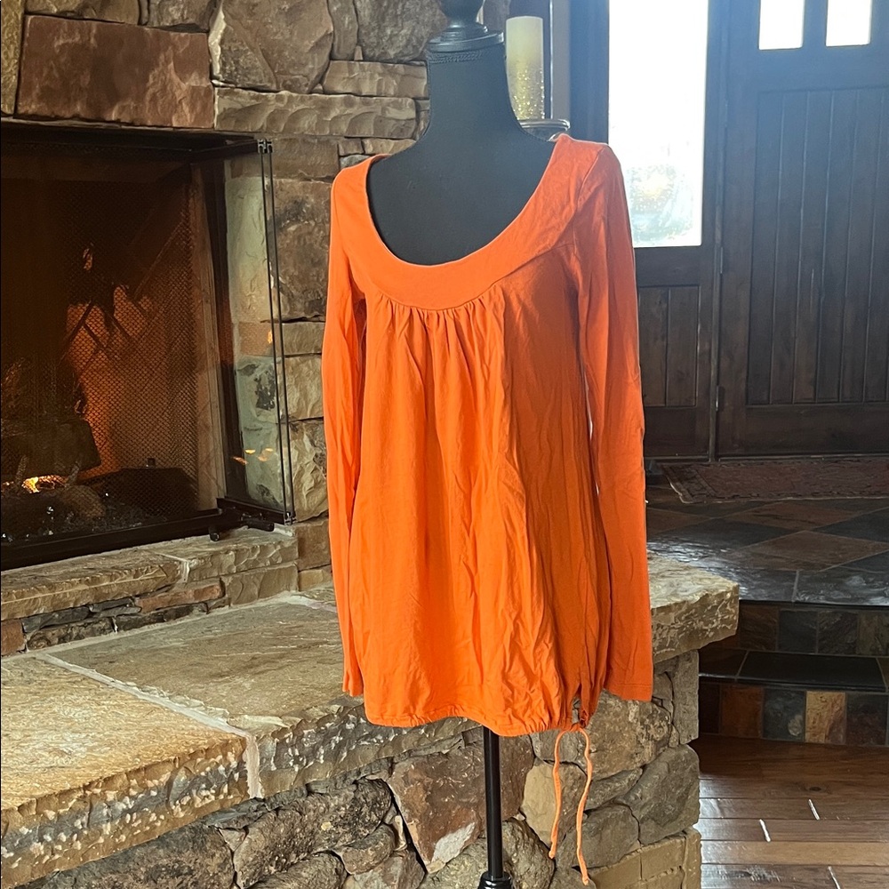 Pumpkin Long Sleeve Top by Velvet
